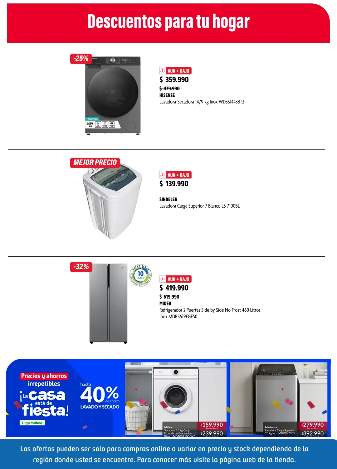 Catálogo de Ofertas Electrohogar  17 de julio al 3 de agosto 2026 - Página 12