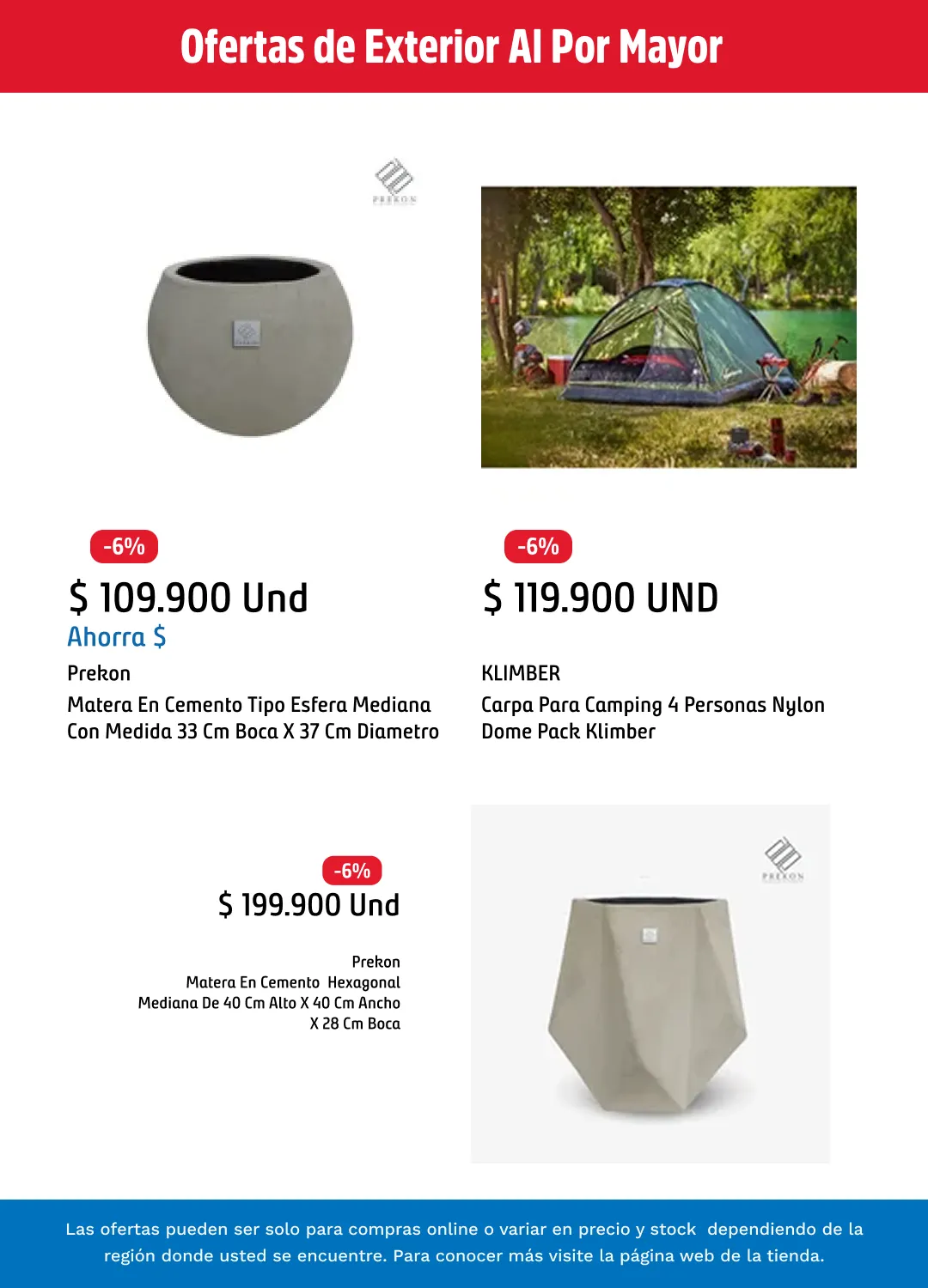 Catalogo de ofertas EXTERIOR Y TERRAZAS 21 de abril al 5 de mayo 2026 - Pag 12