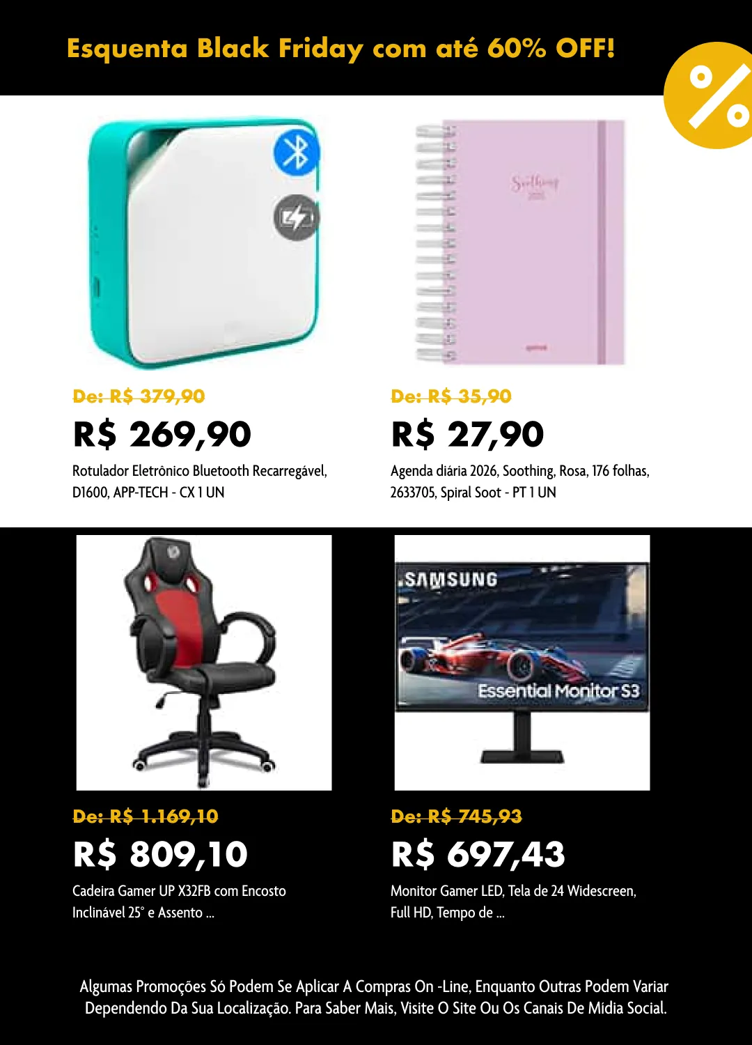 Encarte de Black Friday 7 de novembro até 24 de novembro 2025 - Pagina 12