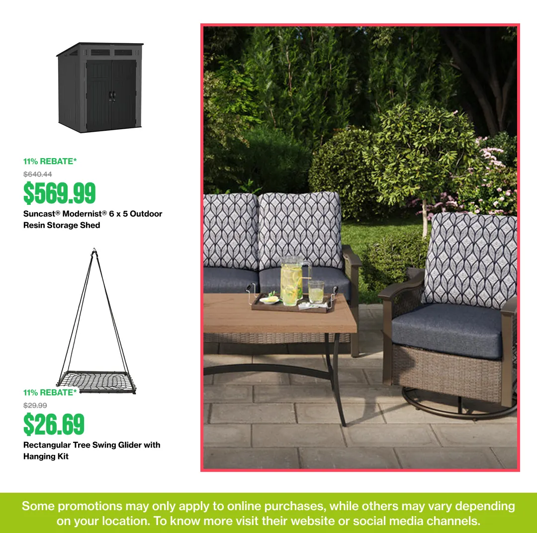 Weekly ad OUTDOOR LIVING & PATIO from April 6 to April 20 2026 - Page 12