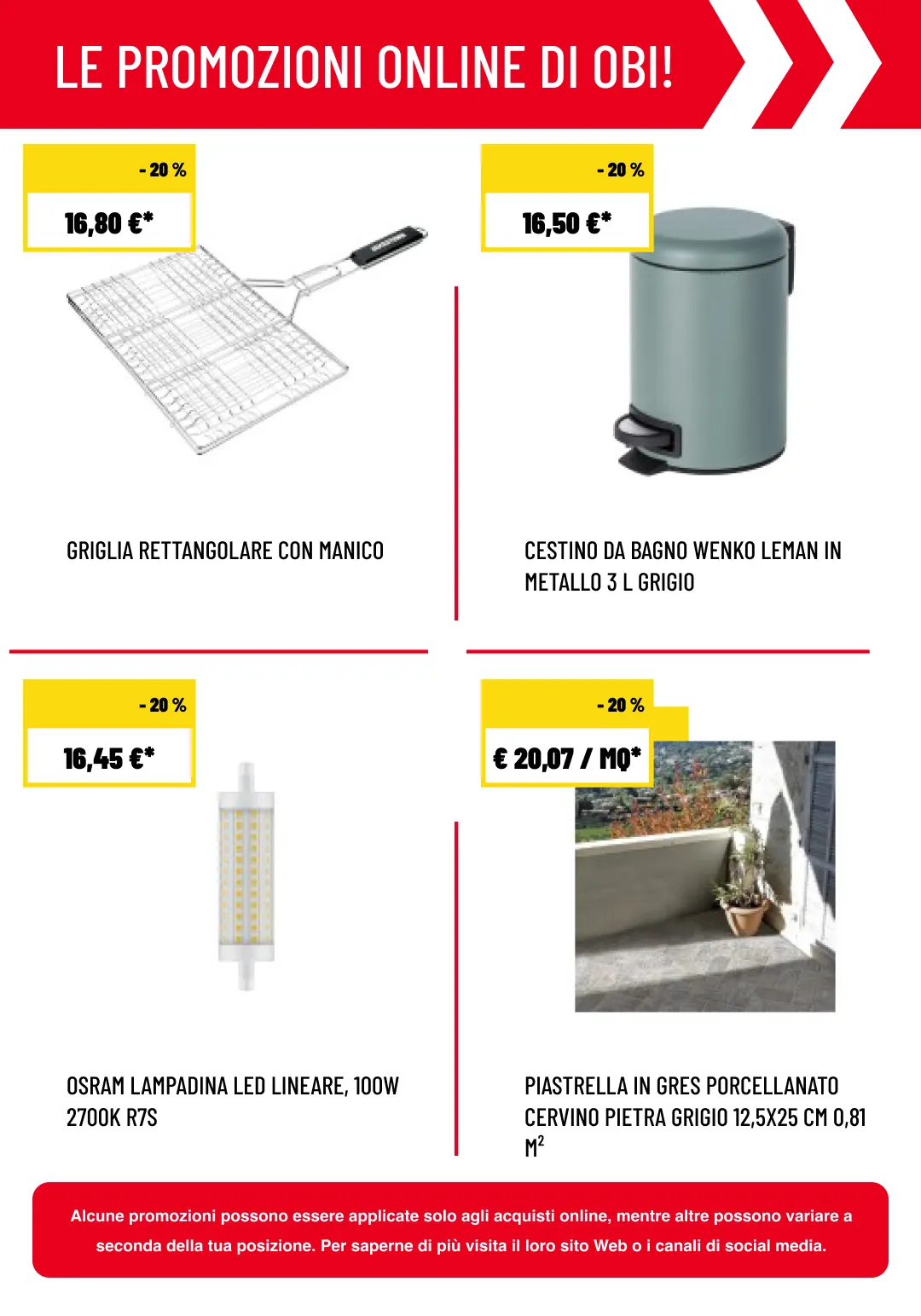 OBI Outlet da 2 luglio a 17 luglio di 2026 - Pagina del volantino 12