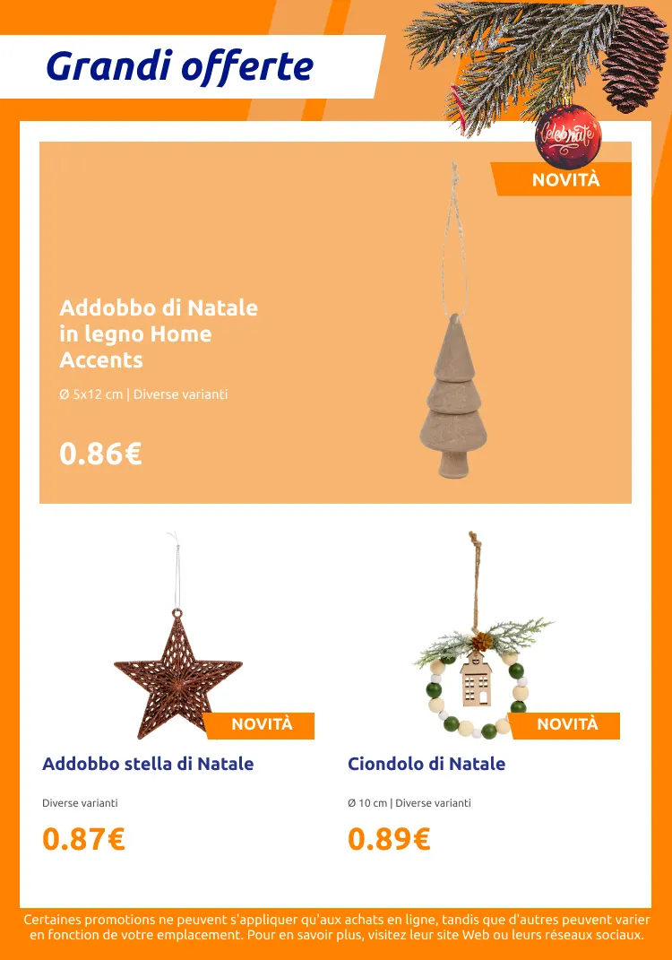 Acquistare decorazioni natalizie da 4 novembre a 18 novembre di 2025 - Pagina del volantino 12