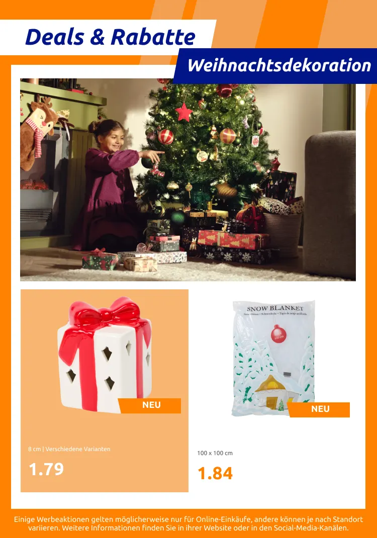 Weihnachtsdekoration von 4. November bis 18. November 2025 - Prospekt seite 13