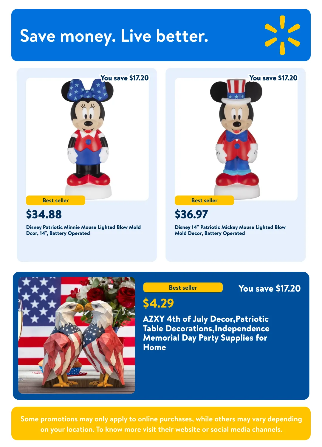Weekly ad Patriotic decor and party supplies from June 25 to July 9 2026 - Page 13