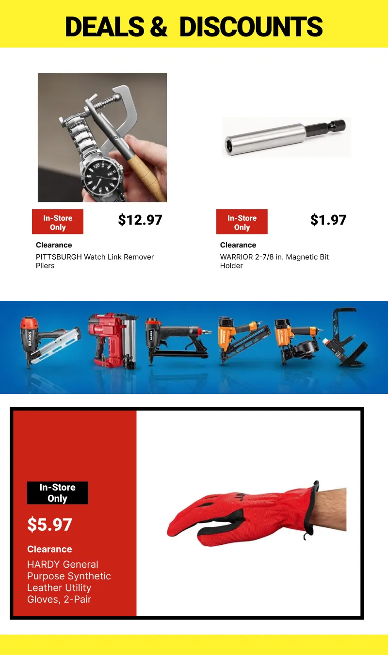 Weekly ad Clearance Tools At Harbor Freight from June 26 to July 10 2026 - Page 14
