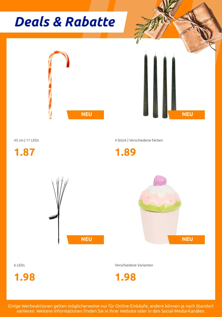 Weihnachtsdekoration von 4. November bis 18. November 2025 - Prospekt seite 14