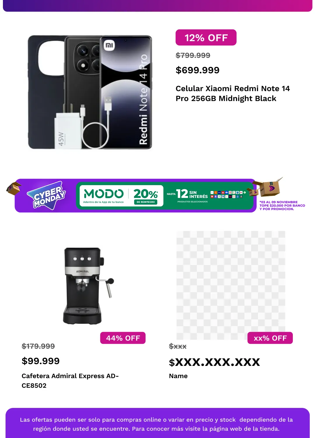 Ofertas de Cyber monday 3 de noviembre al 10 de noviembre 2025 - Página 15 del catálogo
