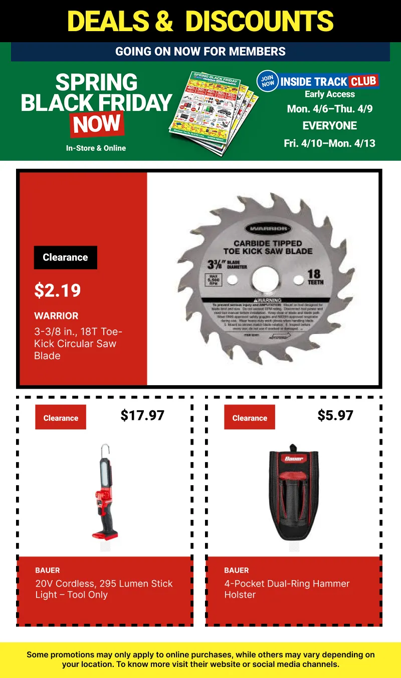 Weekly promotion New Deals. More Savings. spanning from April 6 to April 20 2026 - Page 16 for Catalogue 365