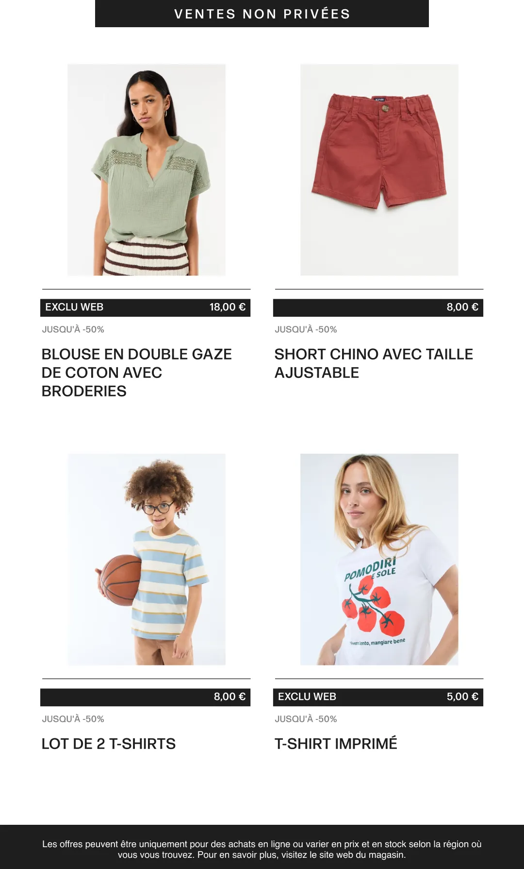 Ventes non privées du 22 juin au 6 juillet 2026 - Catalogue page 16