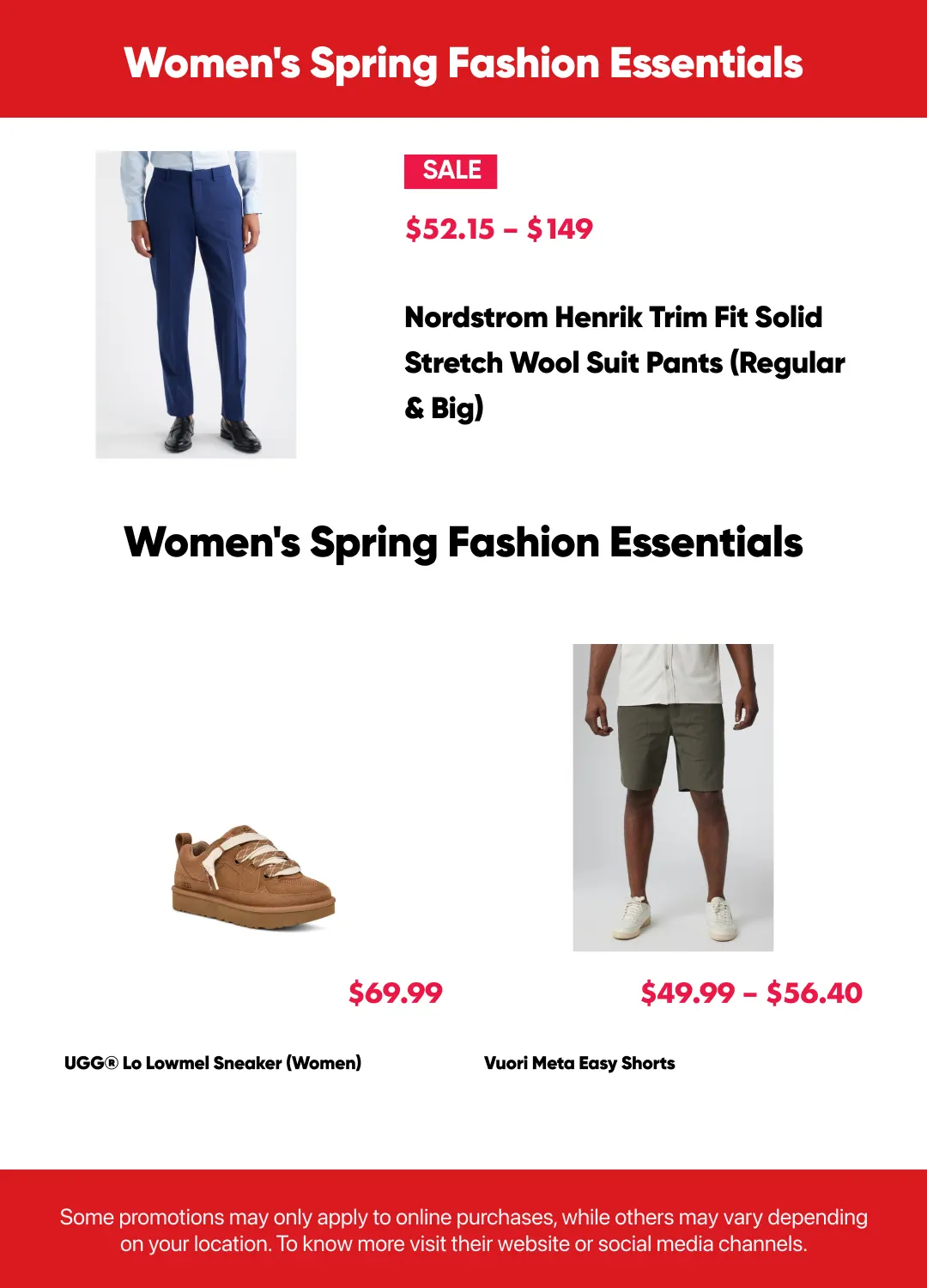 Weekly ad Women's Spring Fashion Essentials from February 20 to March 6 2026 - Page 16