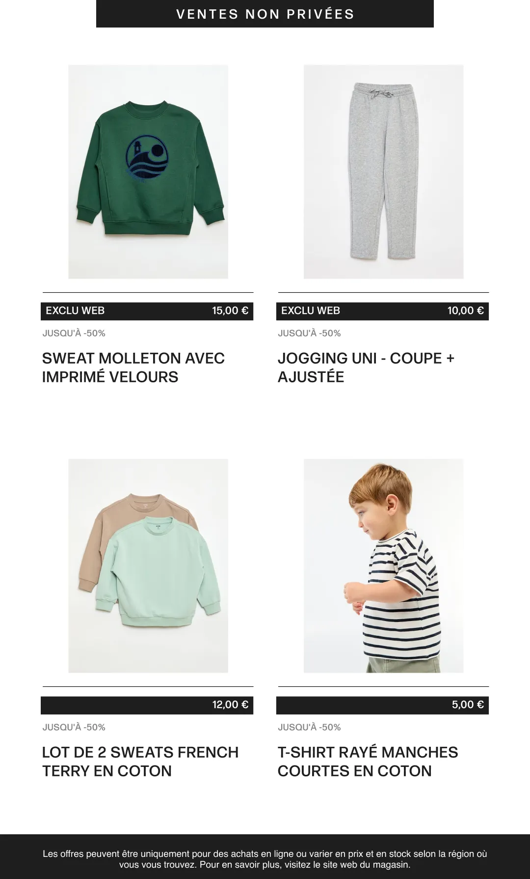 Ventes non privées du 22 juin au 6 juillet 2026 - Catalogue page 19