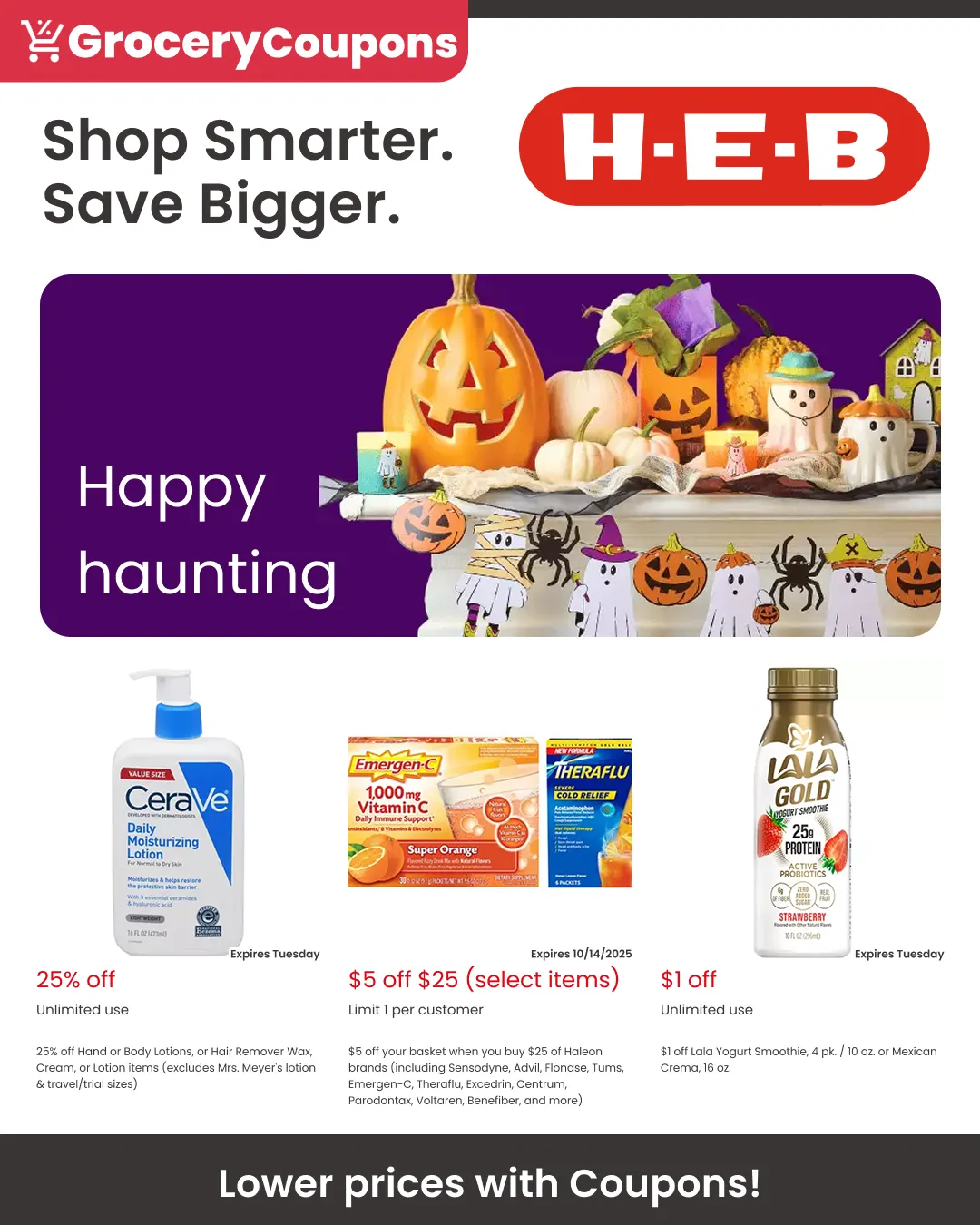 Weekly ad H-E-B coupons from October 3 to November 4 2025 - Page 1