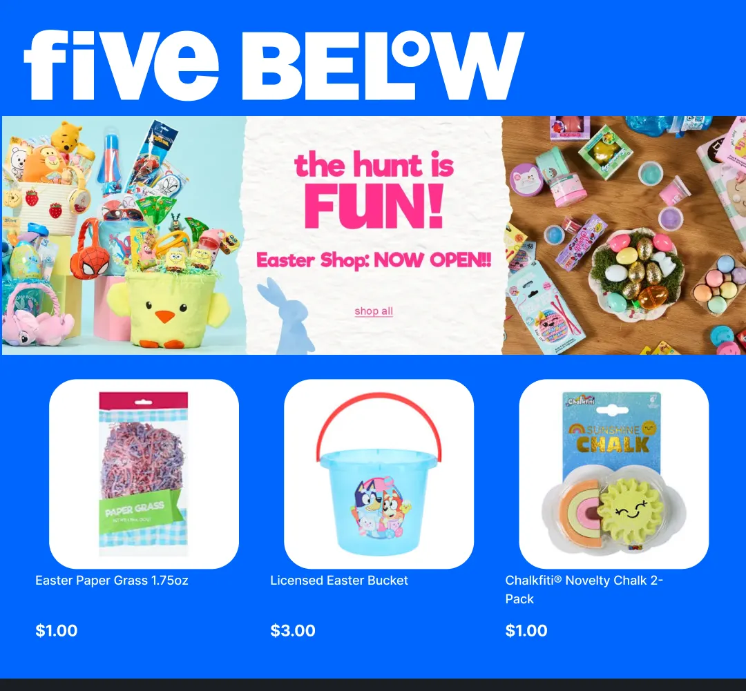Weekly ad Five Below Sales from February 23 to March 8 2026 - Page