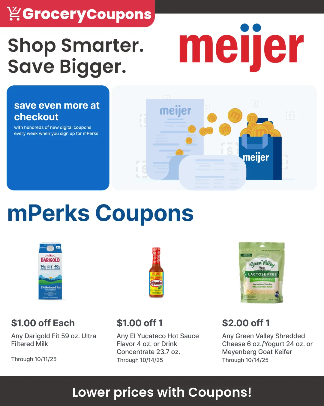 Weekly ad Meijer coupons from October 1 to October 31 2025 - Page 1