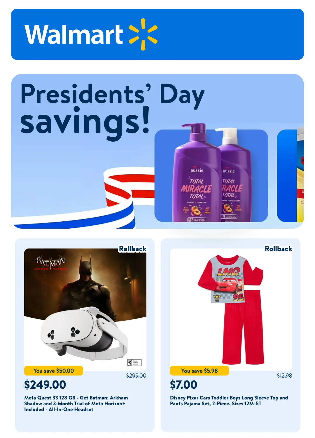 Presidents’ Day savings! - February 12 February 26 2026