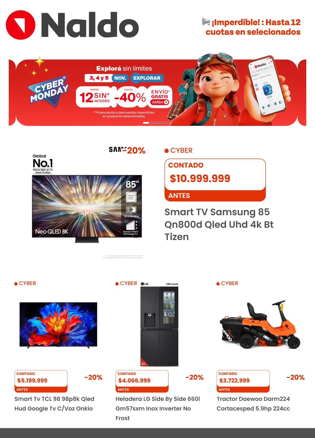 Ofertas de Cyber monday 4 de noviembre al 12 de noviembre 2025 - Página 1 del catálogo