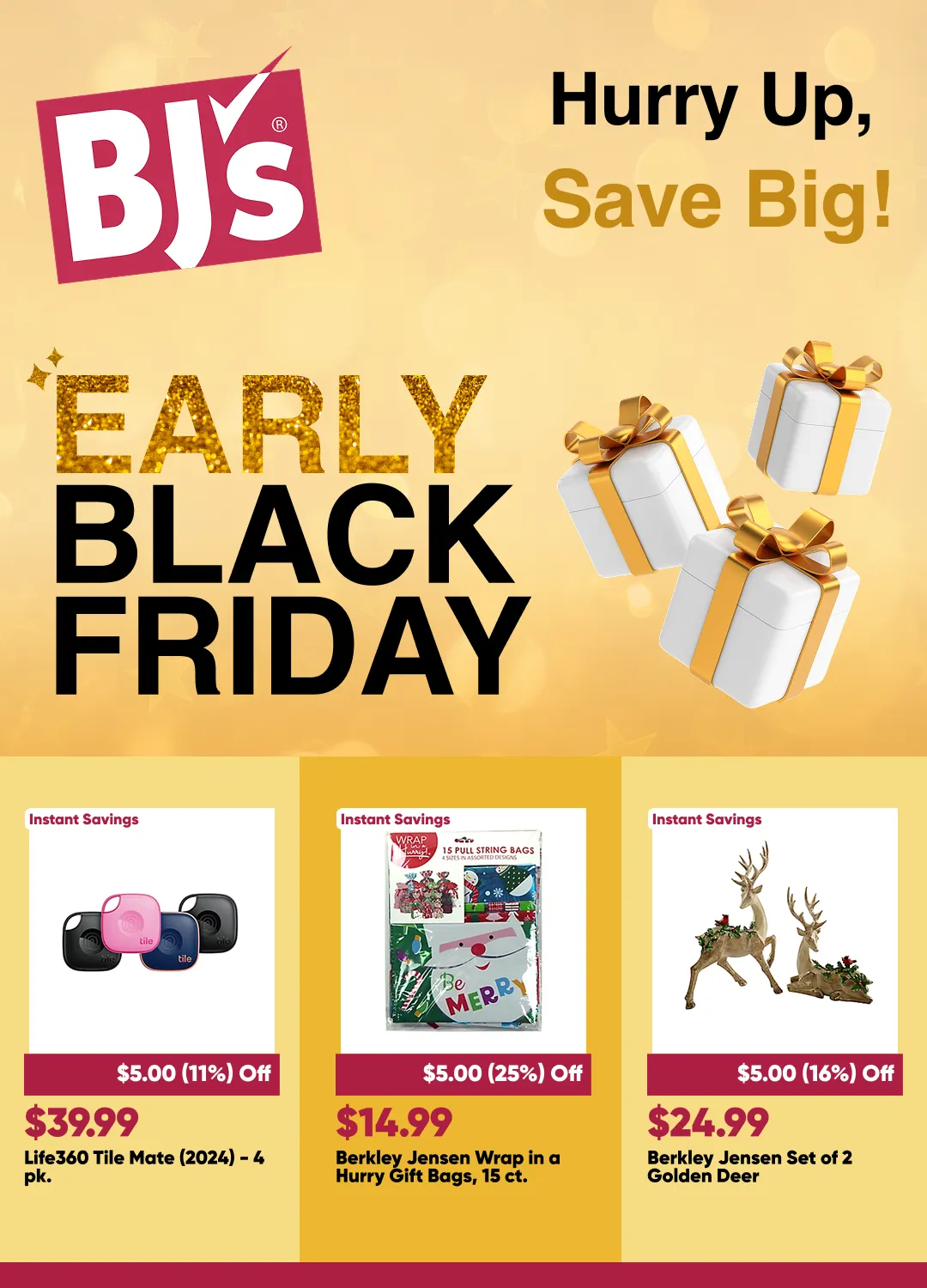 Black friday early - November 5 November 20 2025