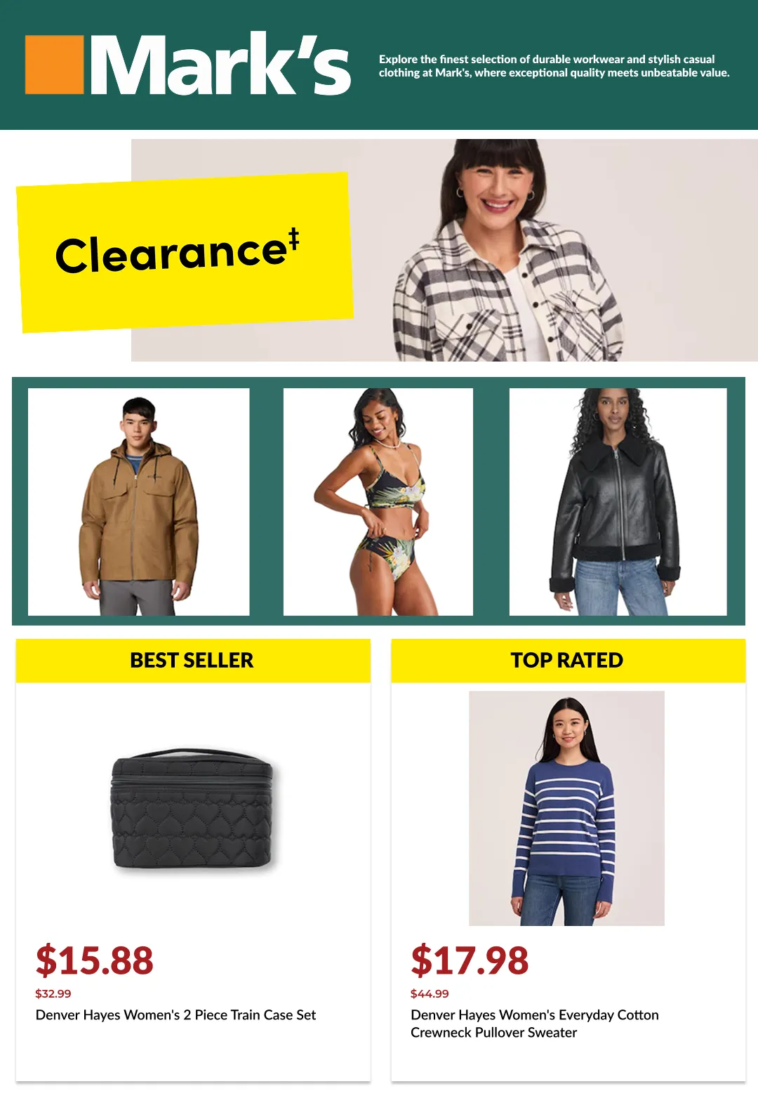 Clearance from January 22 to February 5 2026 - flyer page