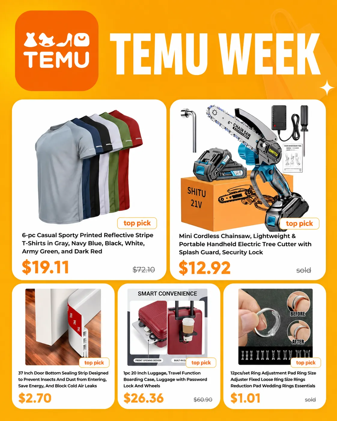 Weekly ad TEMU WEEK from June 16 to June 30 2026 - Page 