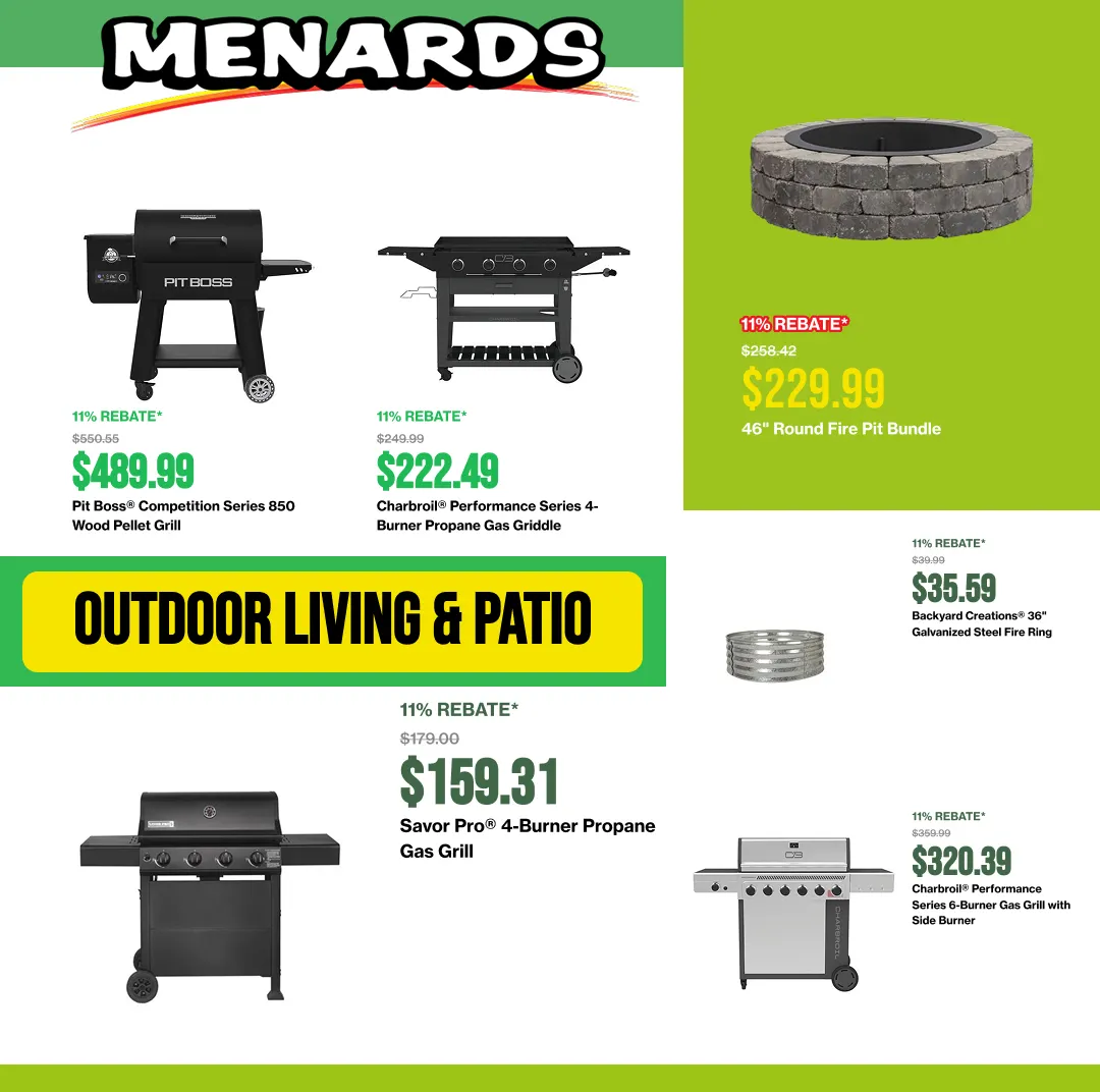 Weekly ad OUTDOOR LIVING & PATIO from April 6 to April 20 2026 - Page 