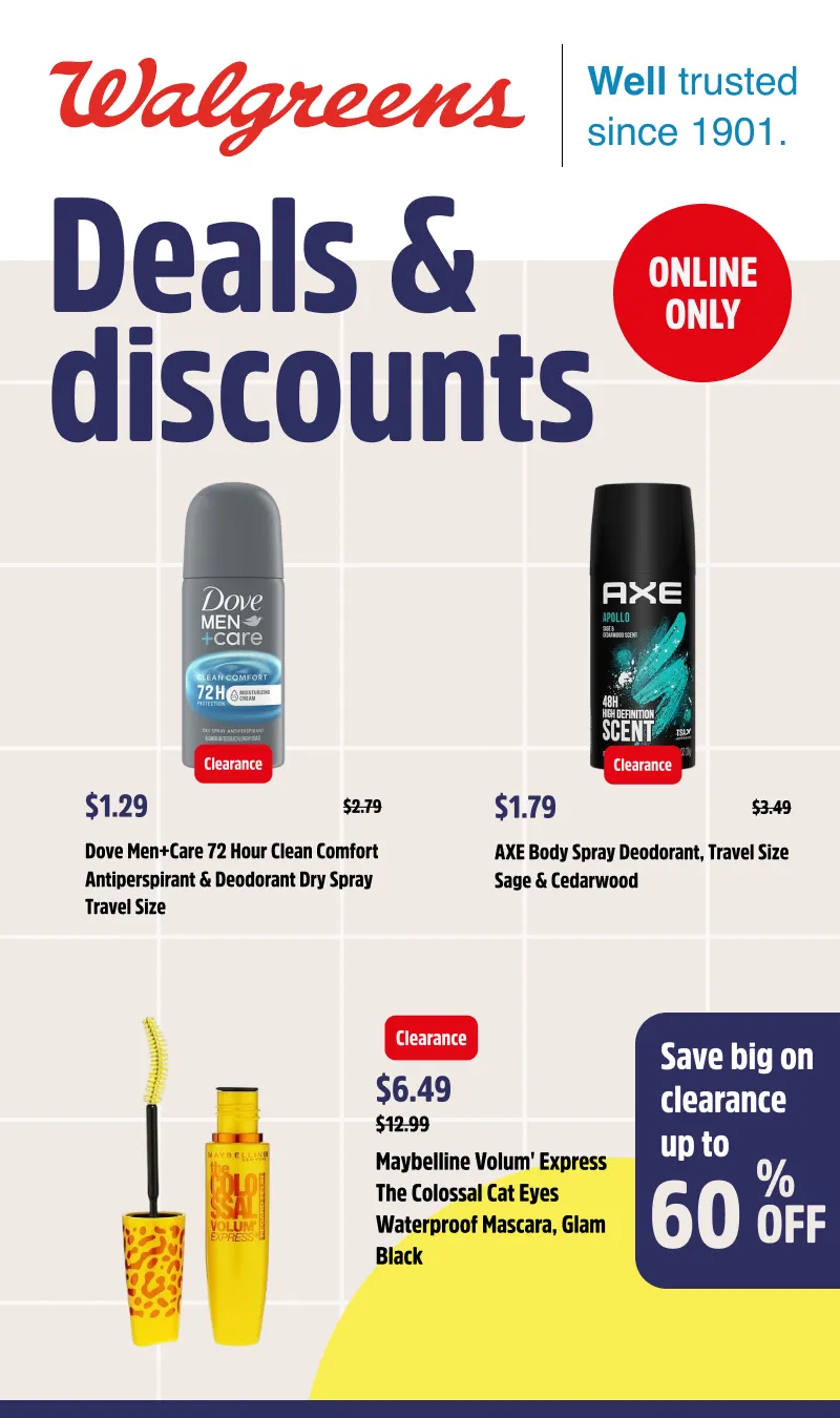 Deals &  discounts - April 20 May 4 2026