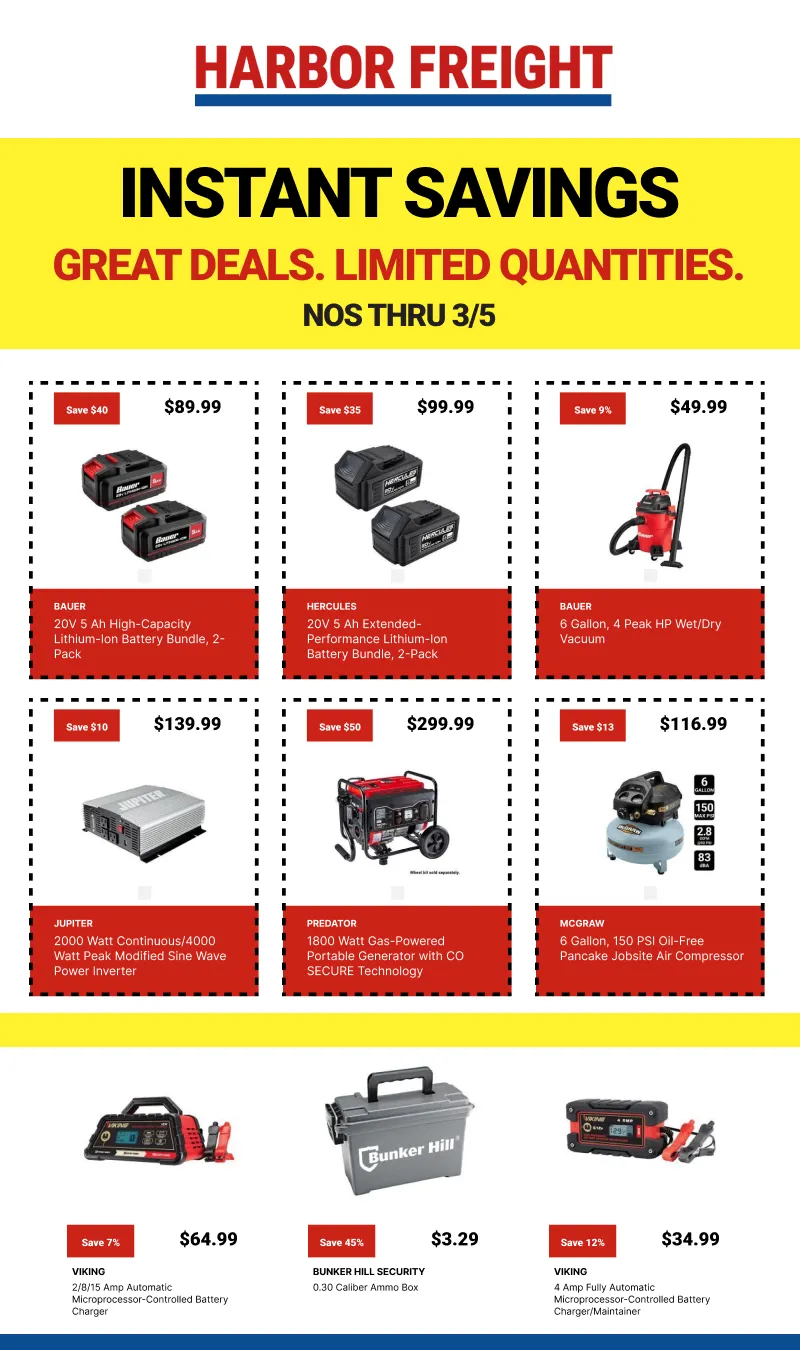 Weekly ad Instant savings from February 26 to March 5 2026 - Page 