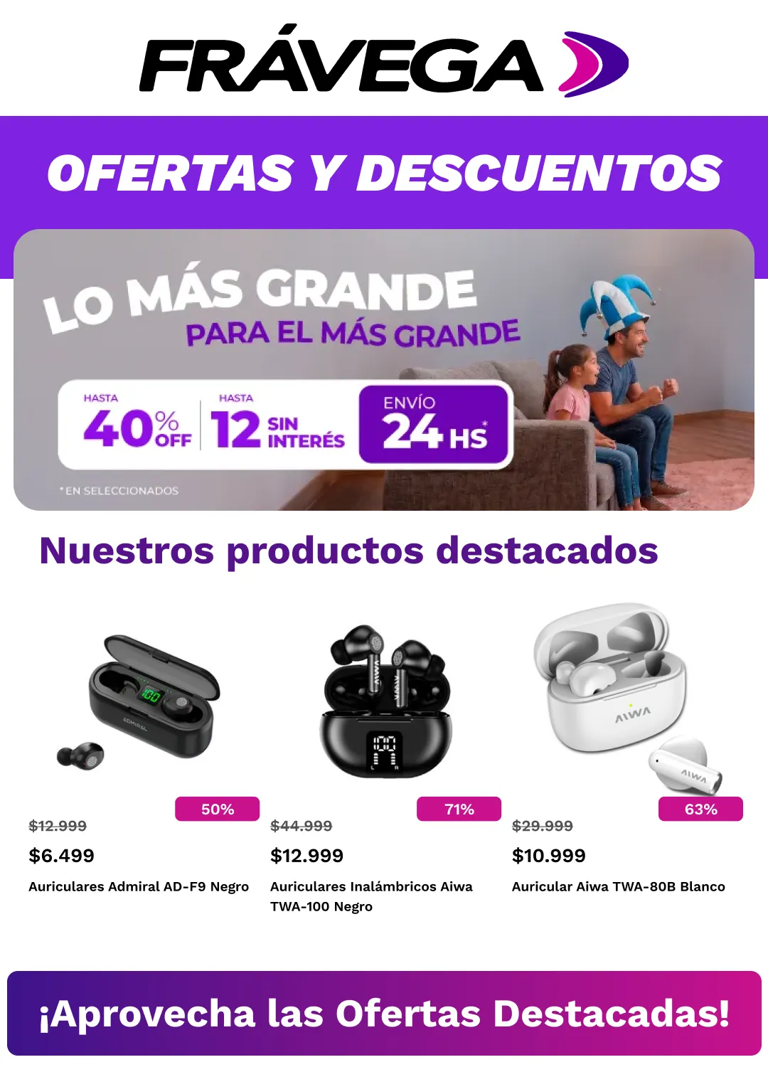 Ofertas de Frávega Ofertas 4 de junio al 23 de junio 2026 - Página 1 del catálogo