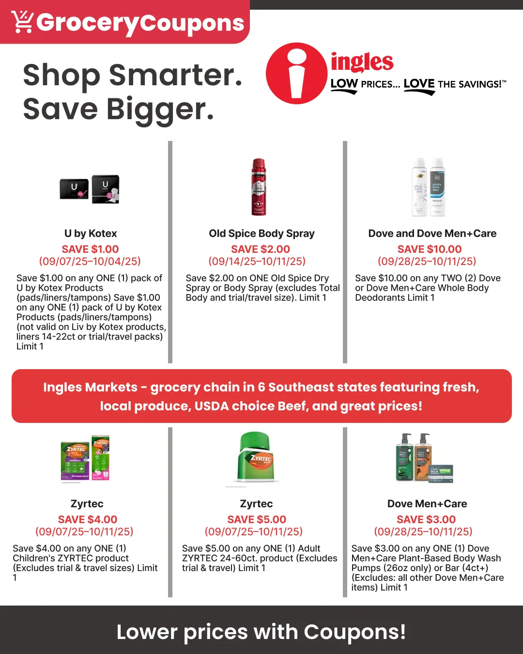Weekly ad Ingles coupons from October 1 to October 31 2025 - Page 1