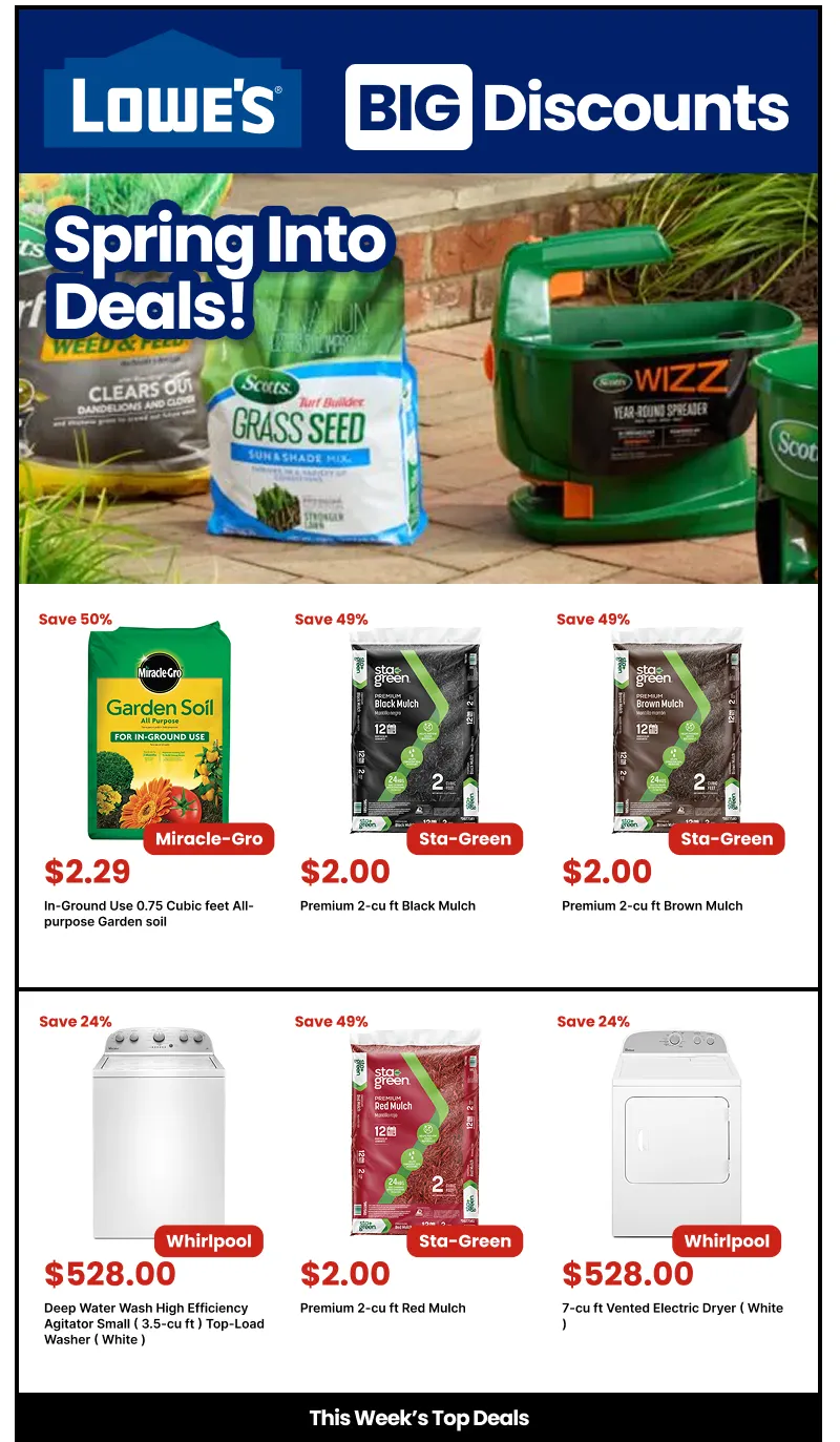 Weekly ad Spring Into Deals! from April 27 to May 11 2026 - Page 1