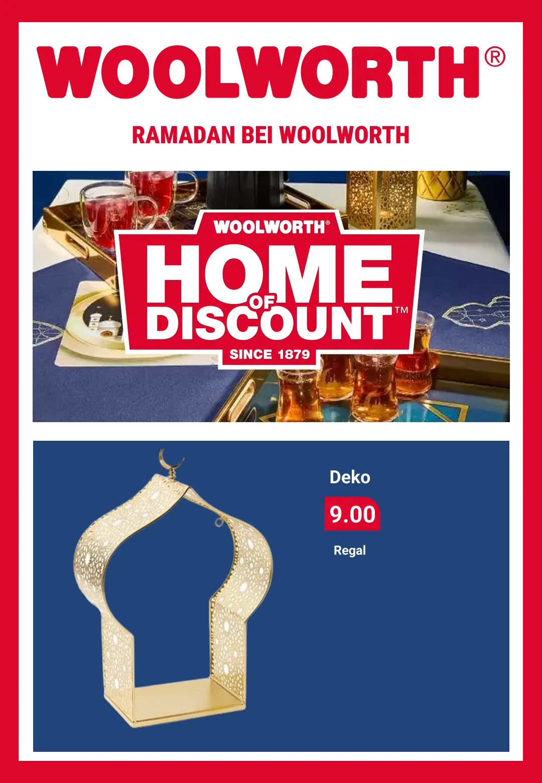 Ramadan bei Woolworth von 26. Februar bis 12. März 2026 - Prospekt seite 1