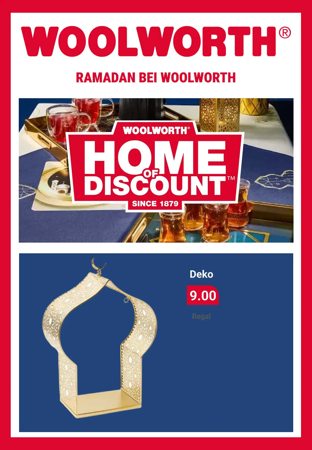 Ramadan bei Woolworth von 26. Februar bis 12. März 2026 - Prospekt seite 1