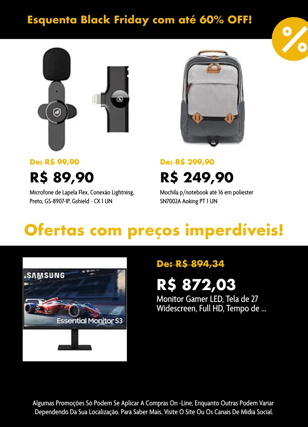 Encarte de Black Friday 7 de novembro até 24 de novembro 2025 - Pagina 21