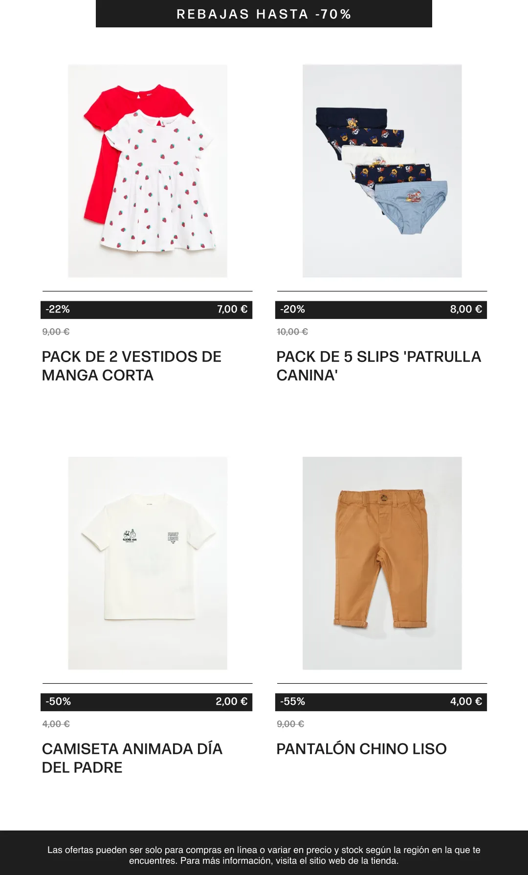 Catálogo de Rebajas KIABI 24 de junio al 9 de julio 2026 - Página 22