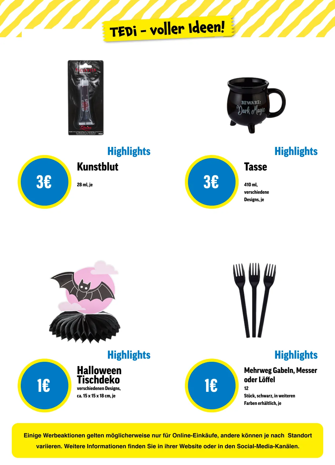 Halloween & Highlights von 16. Oktober bis 31. Oktober 2025 - Prospekt seite 2