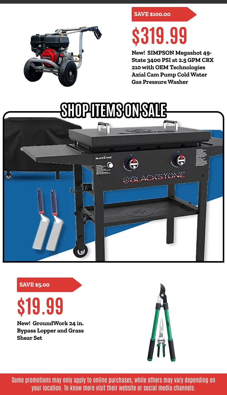 Weekly ad Outdoor Power Equipment Sale from May 28 to June 11 2026 - Page 2