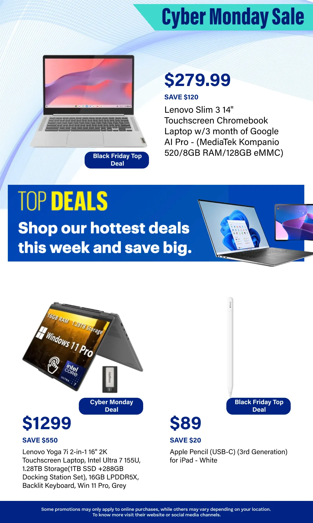 Cyber deals from December 1 to December 15 2025 - flyer page 2