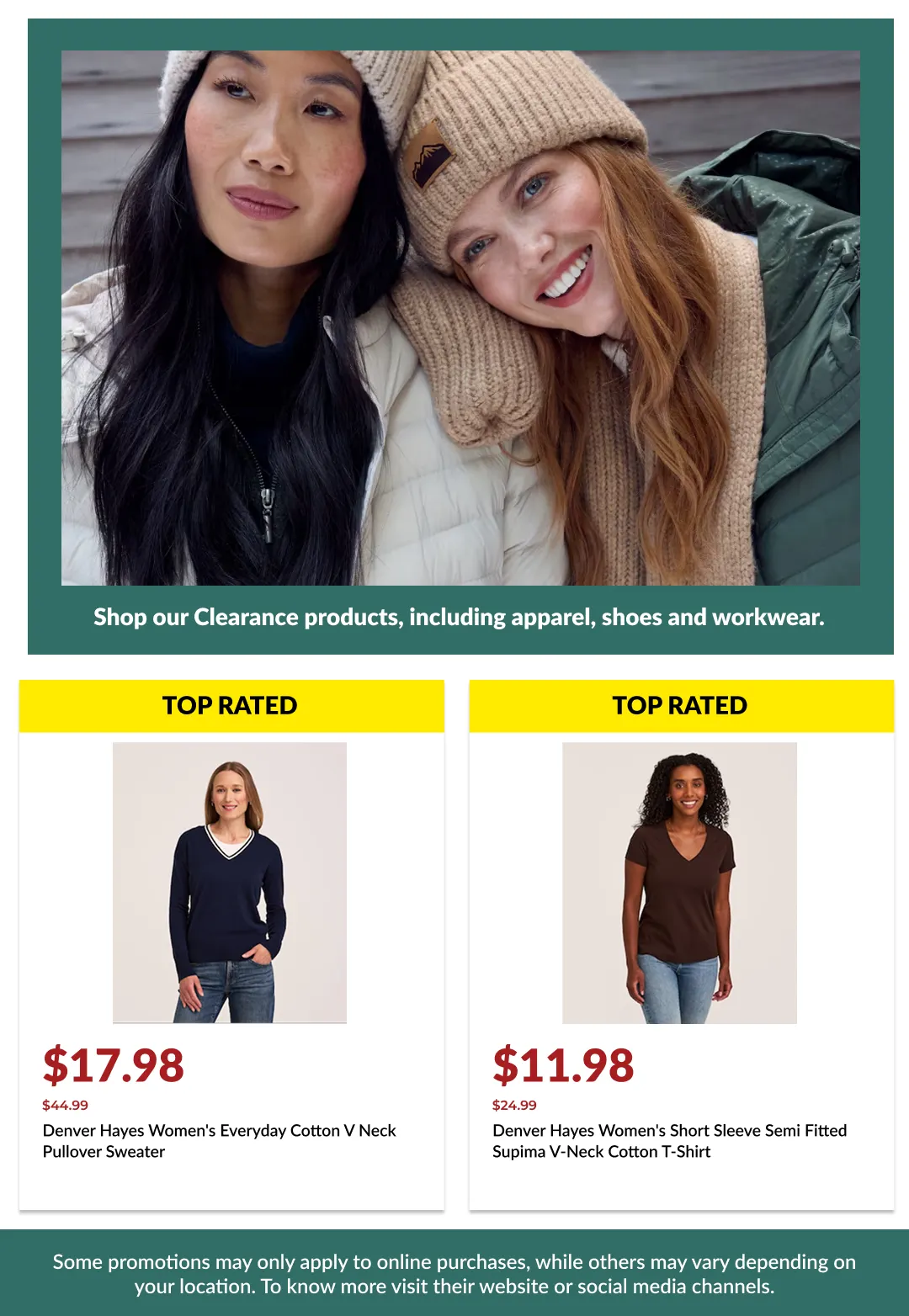 Clearance from January 22 to February 5 2026 - flyer page 2