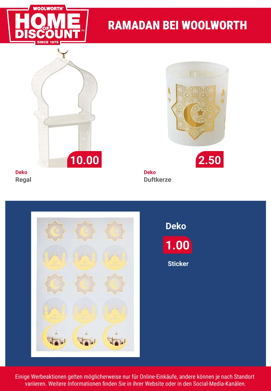Ramadan bei Woolworth von 26. Februar bis 12. März 2026 - Prospekt seite 3