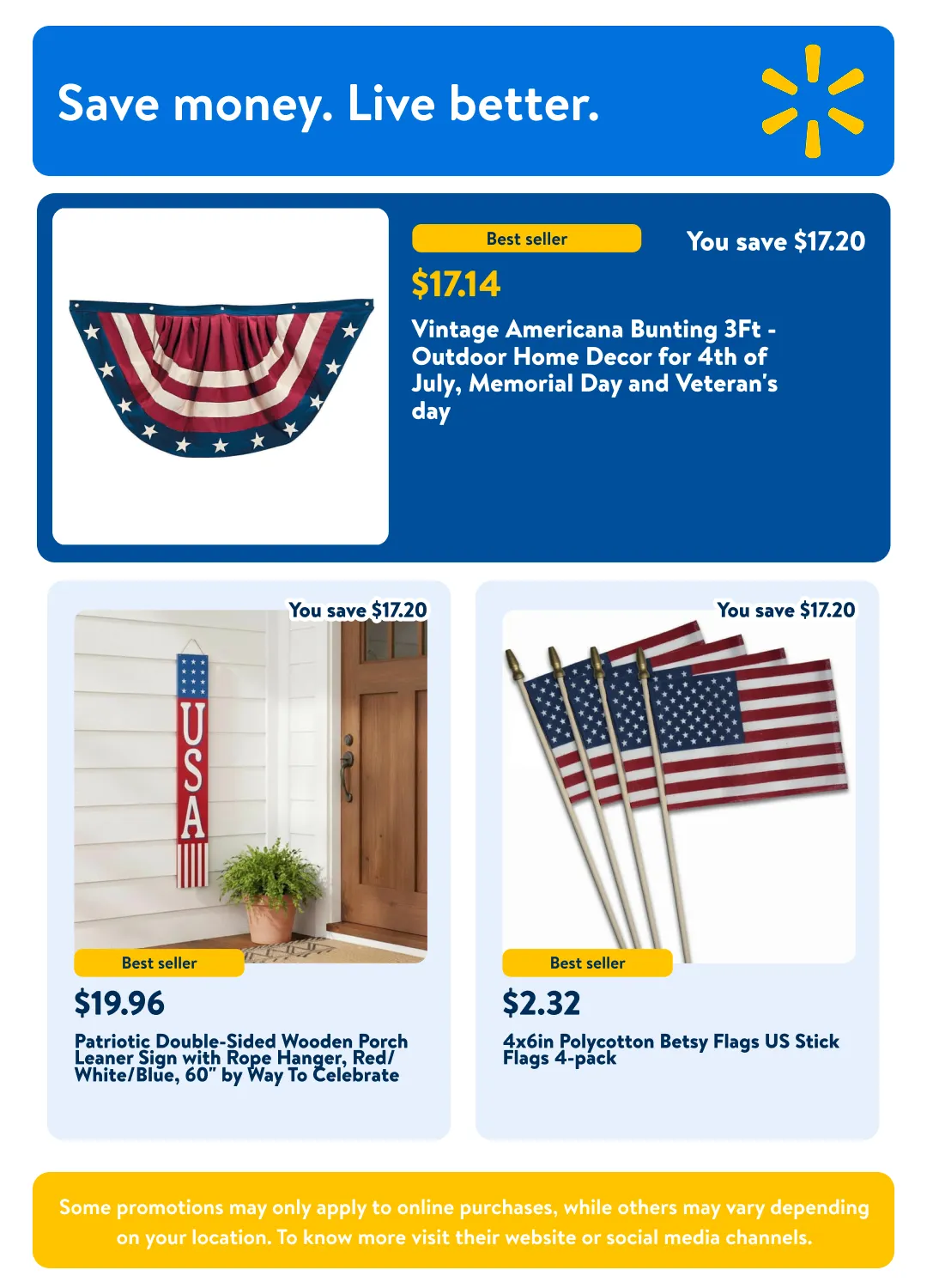Weekly ad Patriotic decor and party supplies from June 25 to July 9 2026 - Page 3