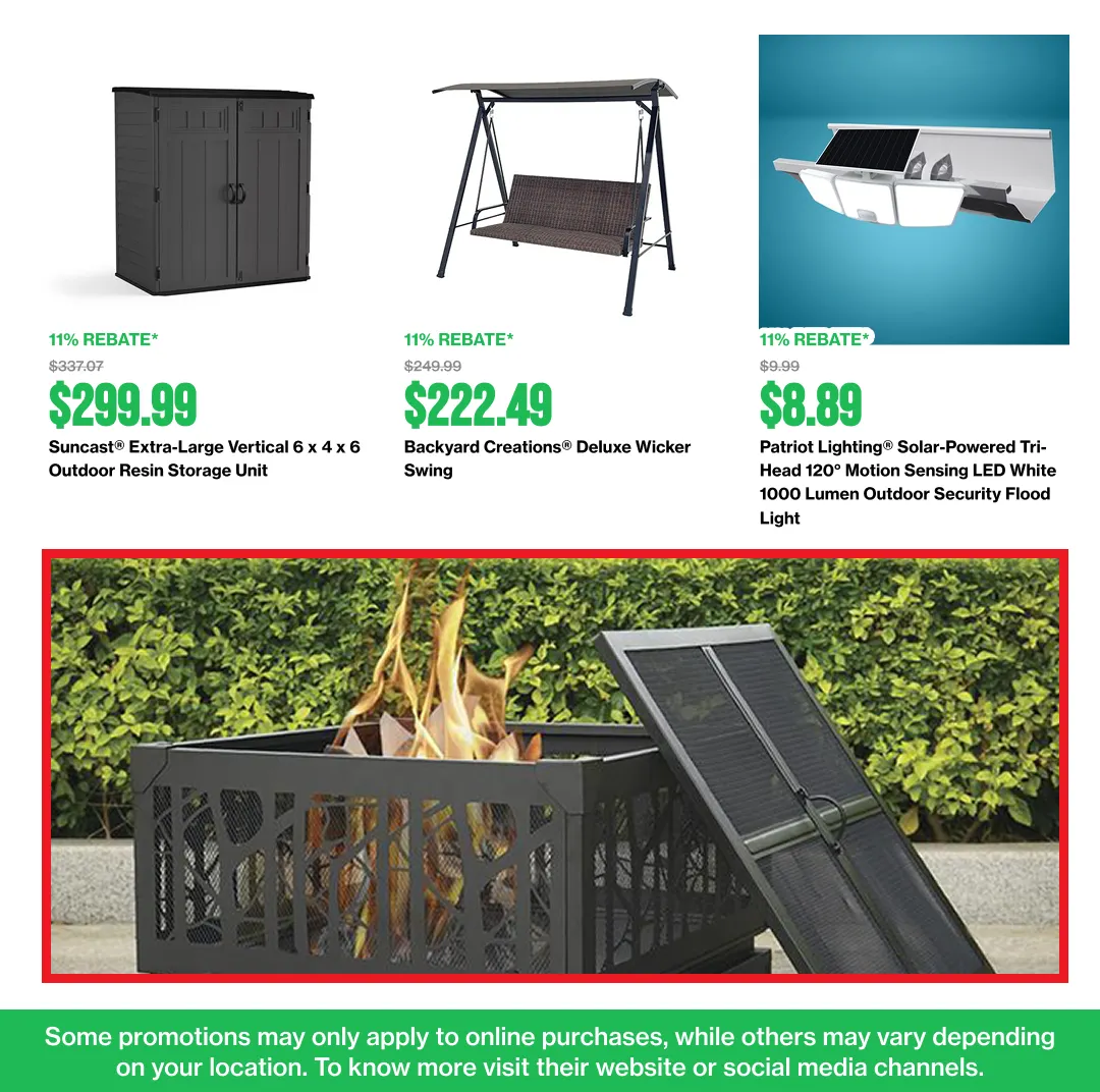Weekly ad OUTDOOR LIVING & PATIO from April 6 to April 20 2026 - Page 3