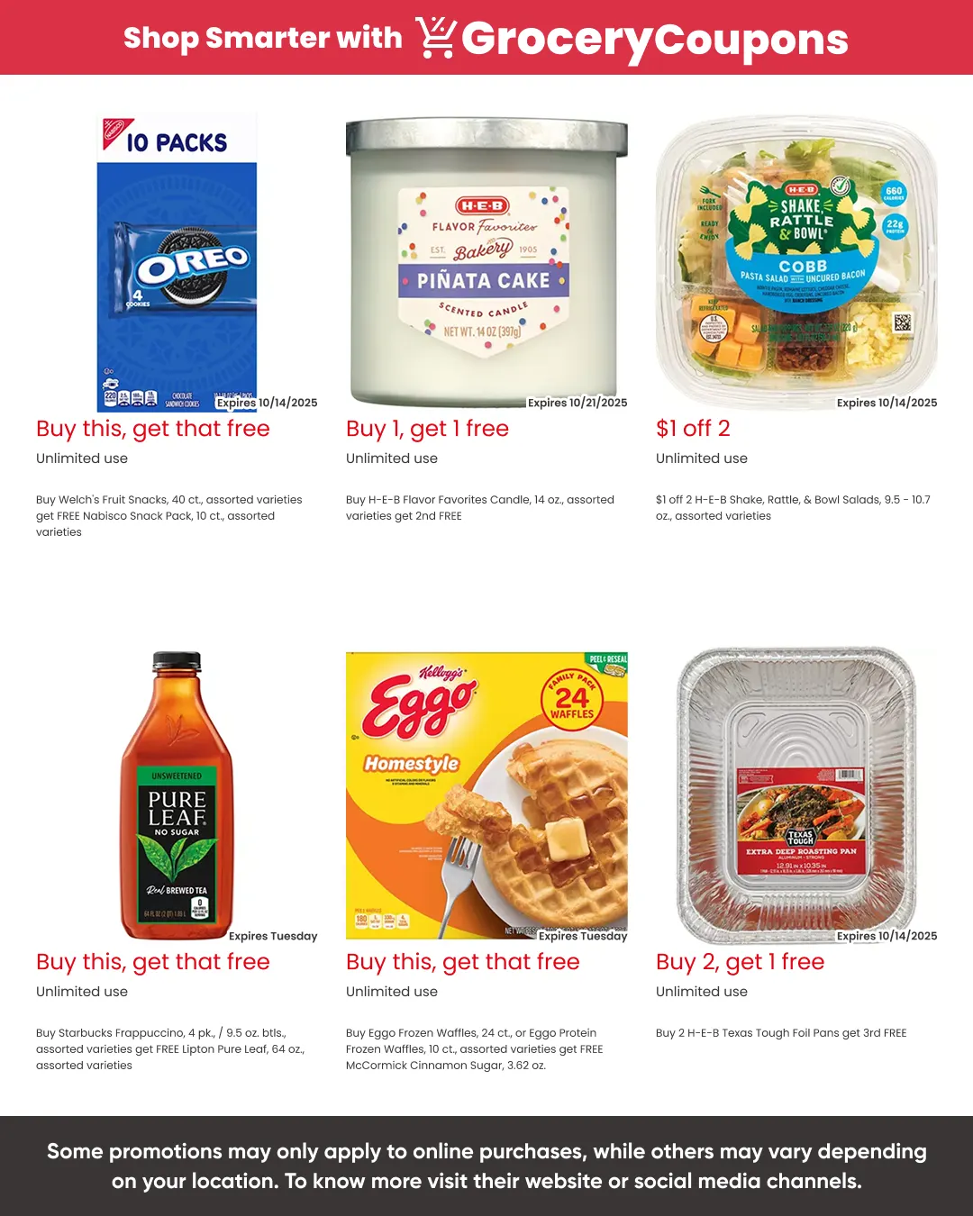 Weekly ad H-E-B coupons from October 3 to November 4 2025 - Page 3