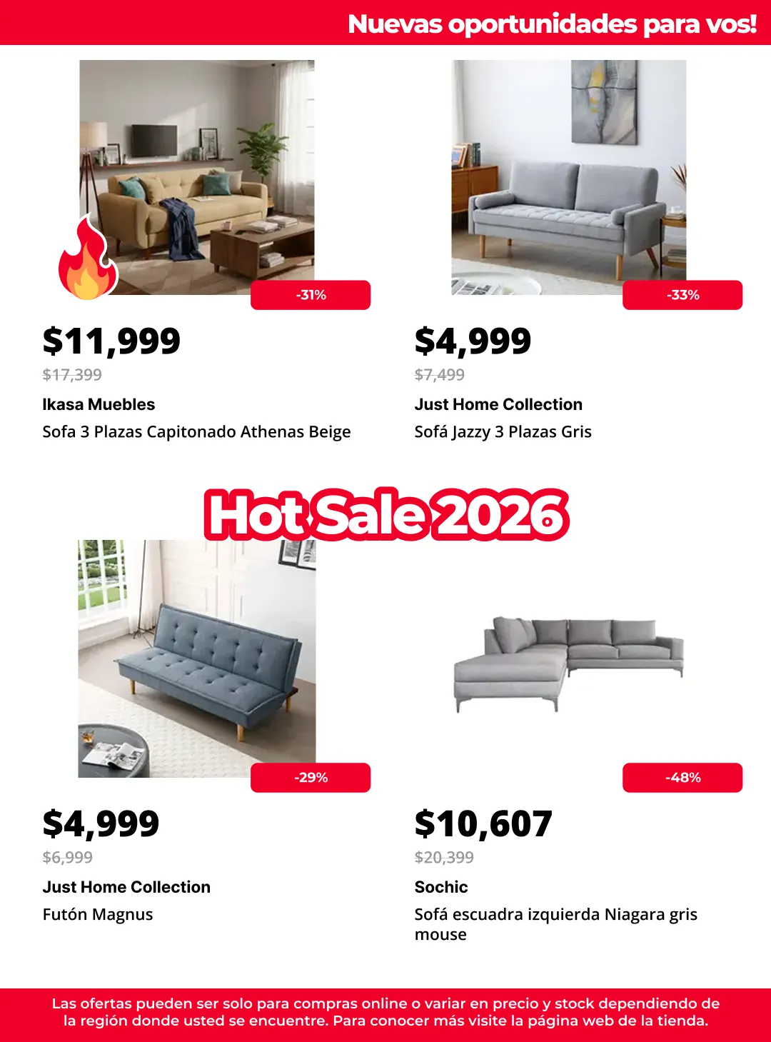 Catálogo de HOT SALE MUEBLES 26 de mayo al 2 de junio 2026 - Pagina 3