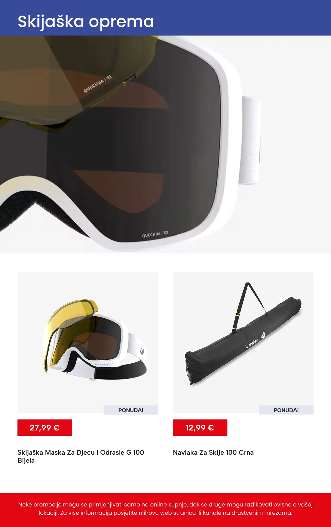 Katalog Skijaška oprema od 11. veljače do 25. veljače 2026. - Pregled Stranica 3