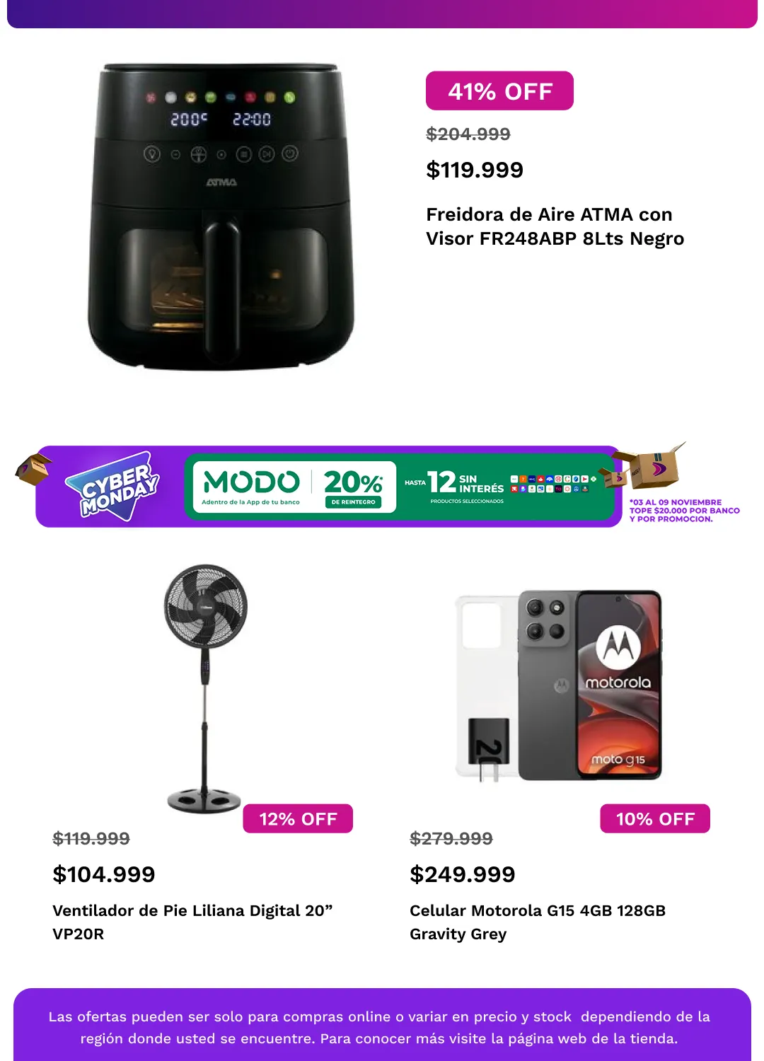 Ofertas de Cyber monday 3 de noviembre al 10 de noviembre 2025 - Página 3 del catálogo