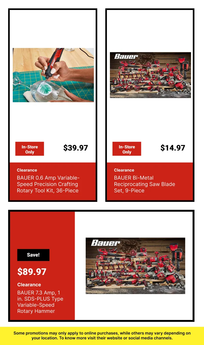 Weekly ad Clearance Tools At Harbor Freight from June 26 to July 10 2026 - Page 3