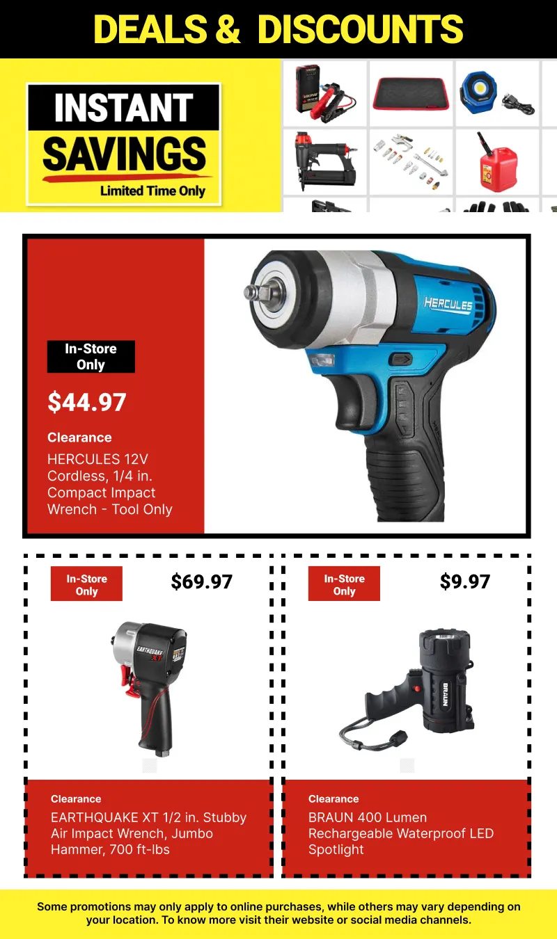 Weekly ad Clearance Tools At Harbor Freight from June 26 to July 10 2026 - Page 4