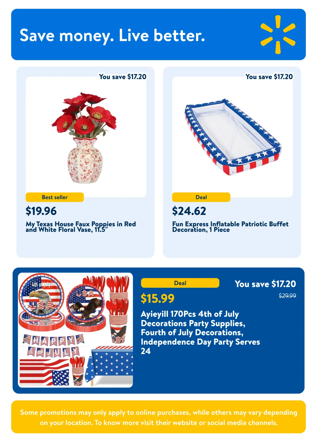 Weekly ad Patriotic decor and party supplies from June 25 to July 9 2026 - Page 4