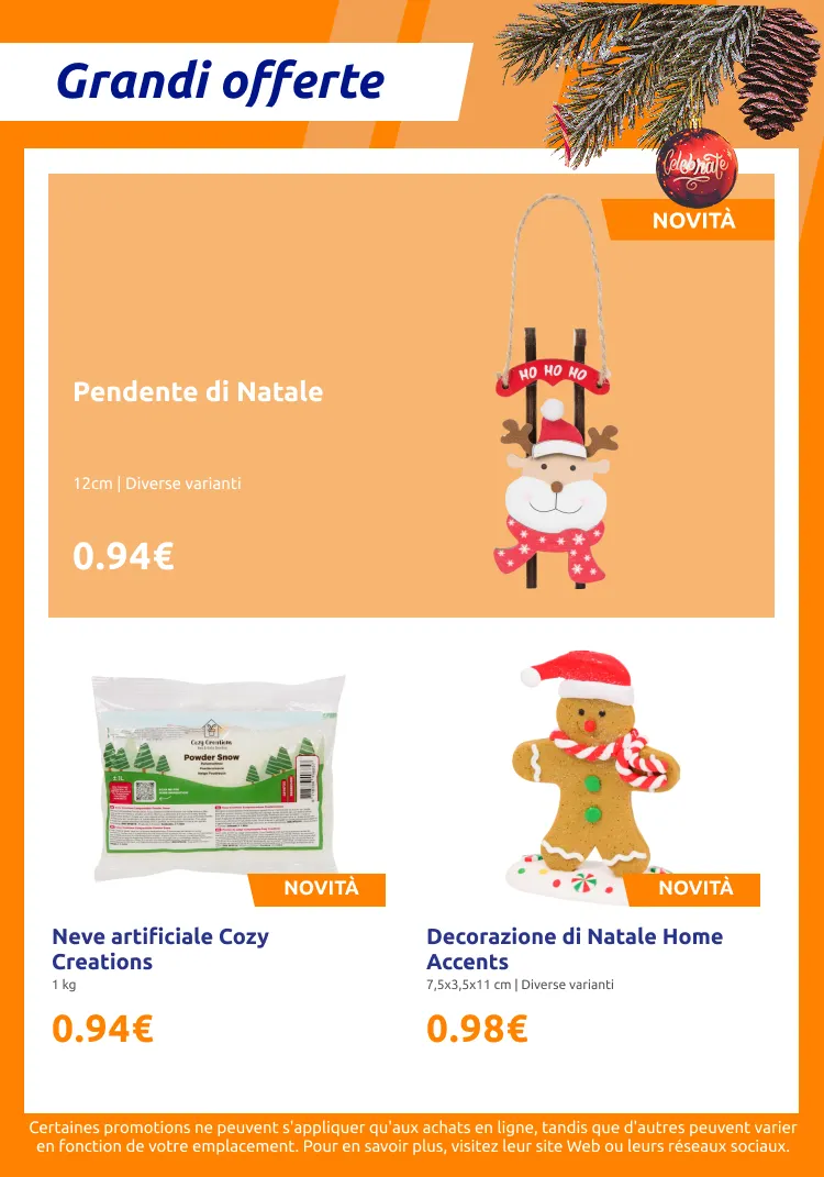 Acquistare decorazioni natalizie da 4 novembre a 18 novembre di 2025 - Pagina del volantino 4