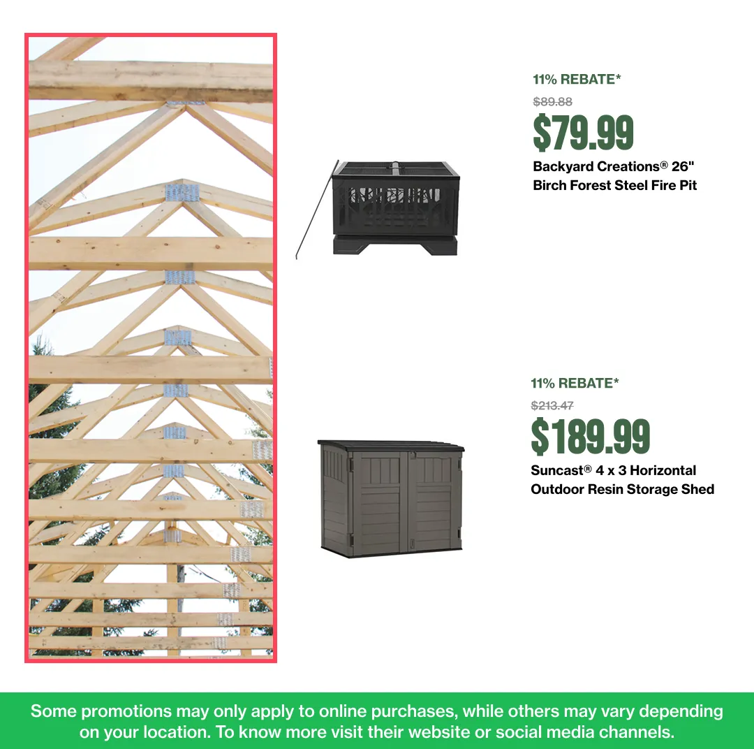 Weekly ad OUTDOOR LIVING & PATIO from April 6 to April 20 2026 - Page 4