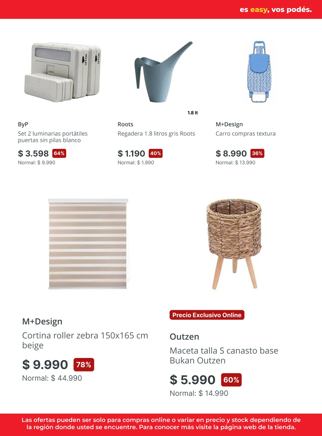 Catálogo de Outlet Easy 17 de julio al 31 de julio 2026 - Página 4